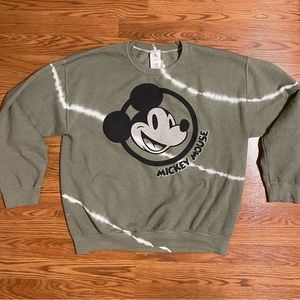 Disney Tie Dye Mickey Sweatshirt. Women’s size Large